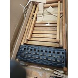 vidaXL Opklapbare stoelen, 2 stuks, zwart, massief acaciahout en polyrotan.