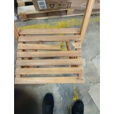 vidaXL Opklapbare stoelen, 2 stuks, zwart, massief acaciahout en polyrotan.