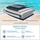 ALLPICK Stand Up Paddle Board, Opblaasbaar Paddleboard, Met Universele Camerabevestiging, Complete Accessoires, Verstelbare Peddel, Geschikt Voor Beginners en Gevorderde Peddelaars, 200 kg