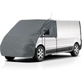 Voorruit Wrap Cover Vervanging voor Renault Master 2010-2024, Vervanging voor Opel Movano 2010-2024, Luxe Zonwering Volledige Okklusie Voorruitafdekking 420D Vervanging voor Nissan NV400 (Zwart)