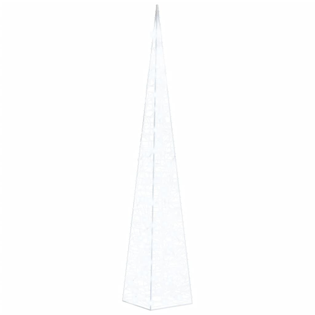 vidaXL LED Lichtkegel 120 cm Acryl Koudwit - 46% Korting