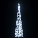 vidaXL LED Lichtkegel 120 cm Acryl Koudwit - 46% Korting