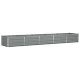 Lichtgrijze Stalen Plantenbak 400x80x45cm - 34% Korting