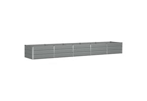 Lichtgrijze Stalen Plantenbak 400x80x45cm - 34% Korting
