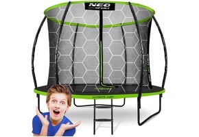 Trampoline 252 cm met Binnennet & 47% Korting | Veilig en Stabiel