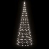 vidaXL Kerstboomverlichting LED 300 cm Koud Wit - 550 Lampjes met 8 Effecten