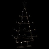 vidaXL Metalen Kerstboom Decoratie Zwart 140 cm - 66% Korting