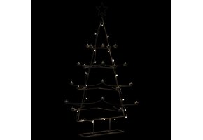 Metalen Kerstboom Decoratie 140 cm Zwart - DIY Sfeer!