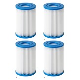 4x Zwembadfilters Type 2 - 13.5cm x ø10.5cm - 3028L/u