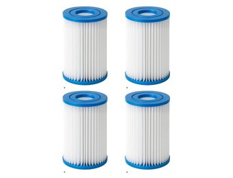 4x Zwembadfilters Type 2 - 13.5cm x ø10.5cm - 3028L/u