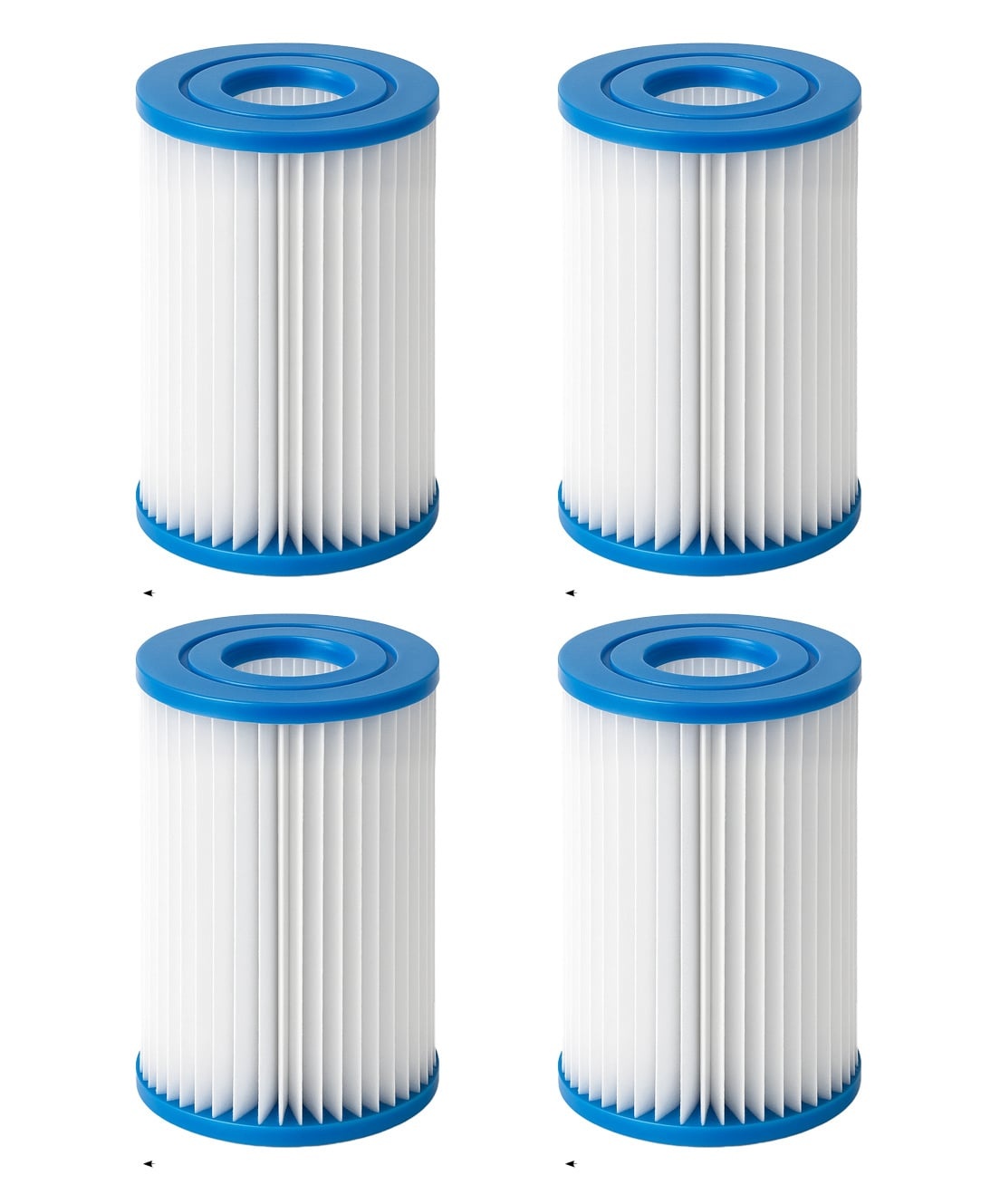 4x Zwembadfilters Type 2 - 13.5cm x ø10.5cm - 3028L/u