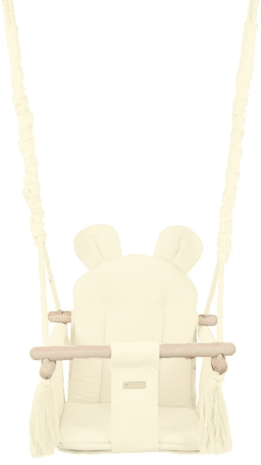 Baby schommelstoel met oren - crème - 33% korting