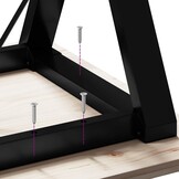 Y-frame Tafelpoten Staal 80x40x73 cm - 34% Korting!