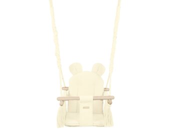 Baby schommelstoel crème met oren - Max. 20 kg - 33% korting