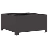 vidaXL Vuurkorf Zwart 60 x 60 x 30 cm Koudgewalst staal