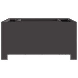 vidaXL Vuurkorf Zwart 60 x 60 x 30 cm Koudgewalst staal