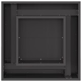 vidaXL Vuurkorf Zwart 60 x 60 x 30 cm Koudgewalst staal
