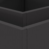 vidaXL Vuurkorf Zwart 60 x 60 x 30 cm Koudgewalst staal