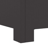 vidaXL Vuurkorf Zwart 60 x 60 x 30 cm Koudgewalst staal