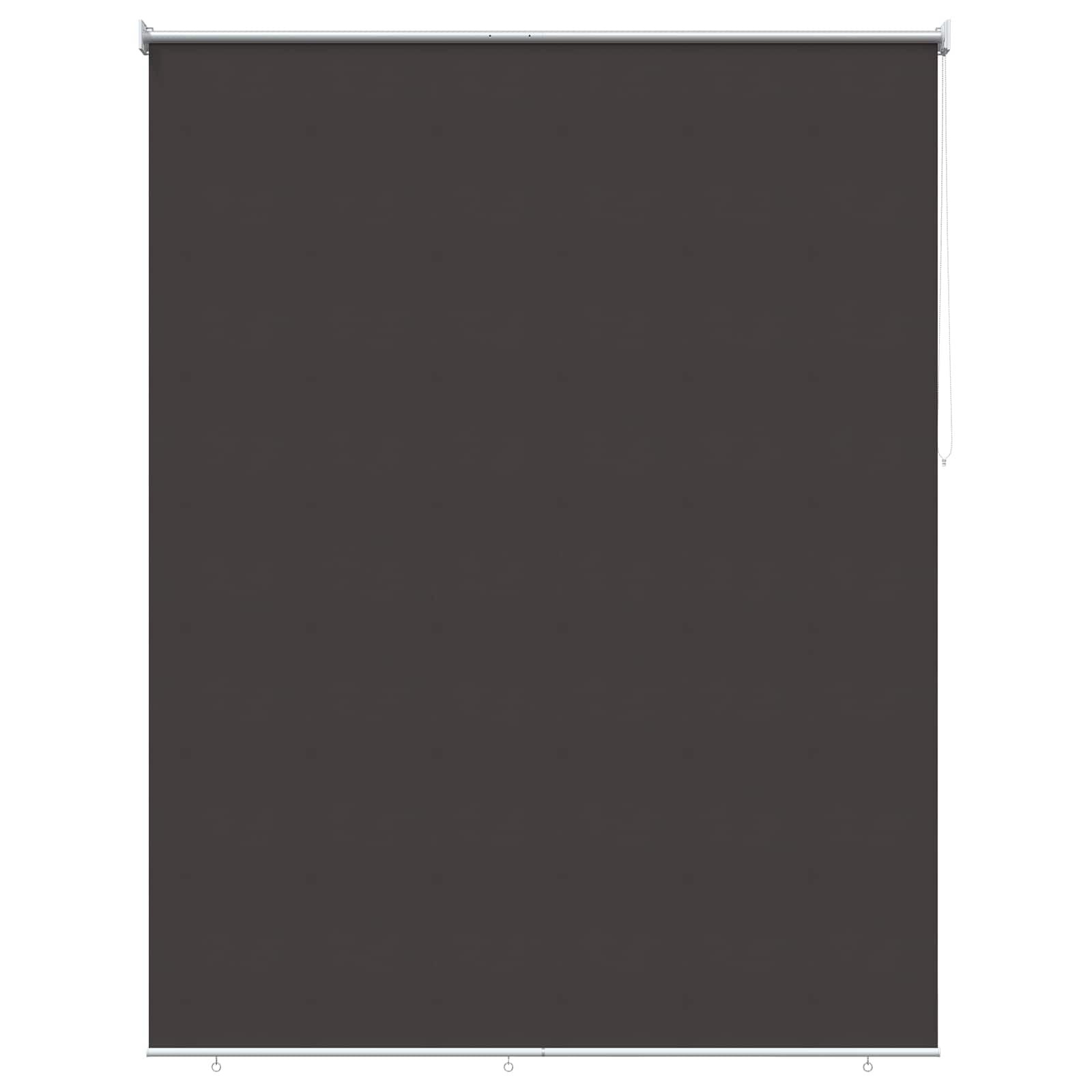 vidaXL Buitenrolgordijn UV-bescherming Antraciet 100 x 230 cm (B x H)