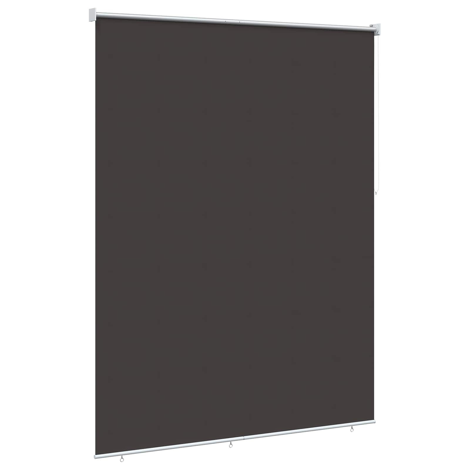 vidaXL Buitenrolgordijn UV-bescherming Antraciet 100 x 230 cm (B x H)