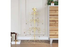 Metalen Kerstboom Goud 90 cm - 65% Korting