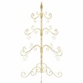 Metalen Kerstboom met Standaard - Goud (90 cm) - 53% Korting