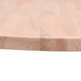 vidaXL Tafelblad rond Ø60x1,5 cm massief beukenhout