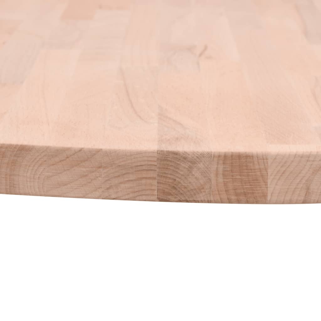 vidaXL Tafelblad rond Ø60x1,5 cm massief beukenhout