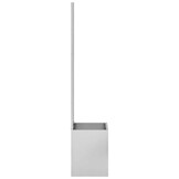 vidaXL Tuinplant met Decoratief Paneel Zilver 50 x 140 cm