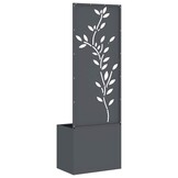 vidaXL Tuin Privacy Screen Antraciet 50 x 140 cm Koudgewalst staal