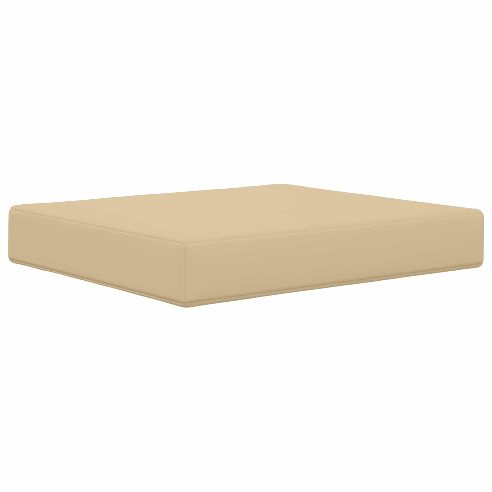 vidaXL Buiten bankkussen Polyester Beige 60 x 50,5 x 8 cm