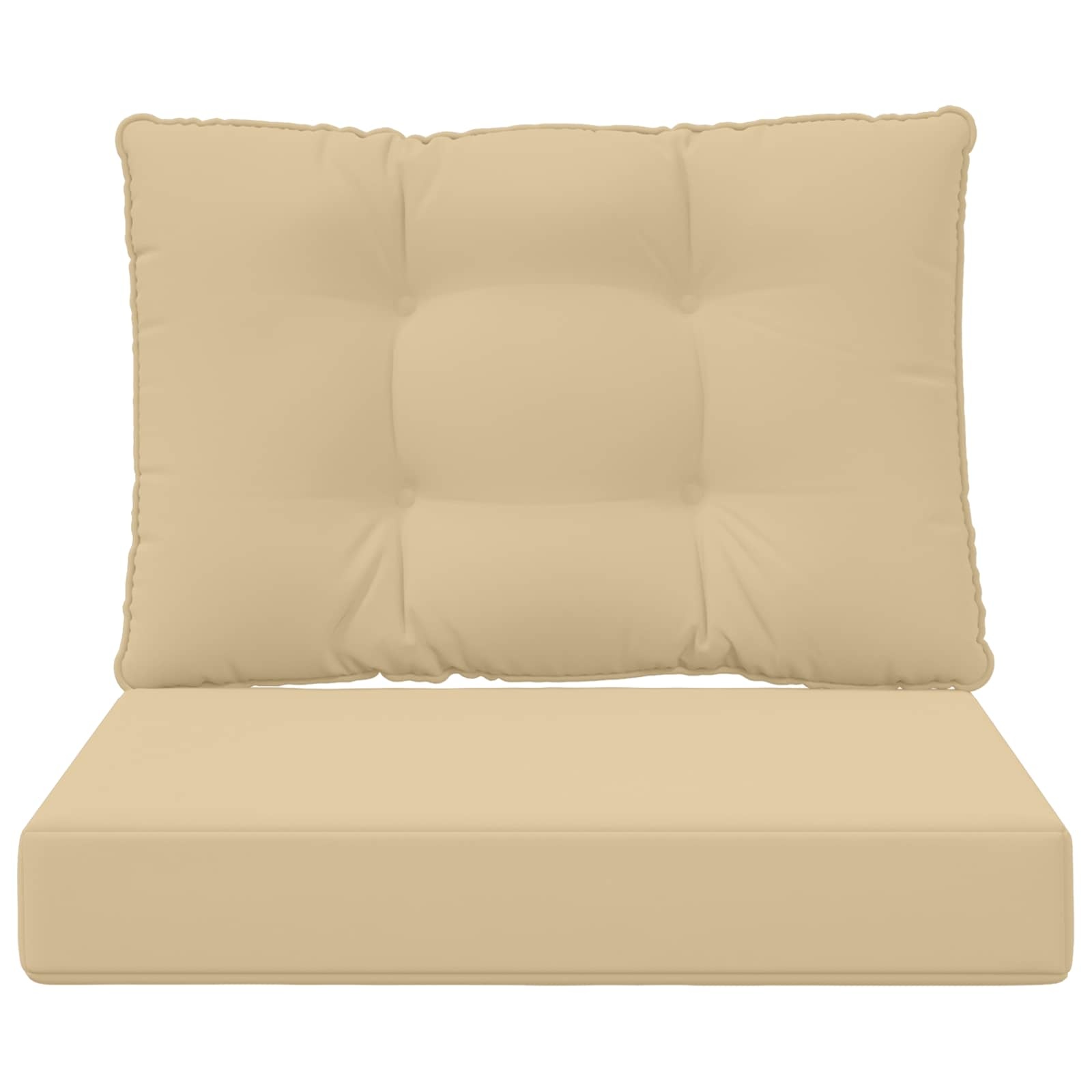 vidaXL Buiten bankkussen Polyester Beige 60 x 50,5 x 8 cm