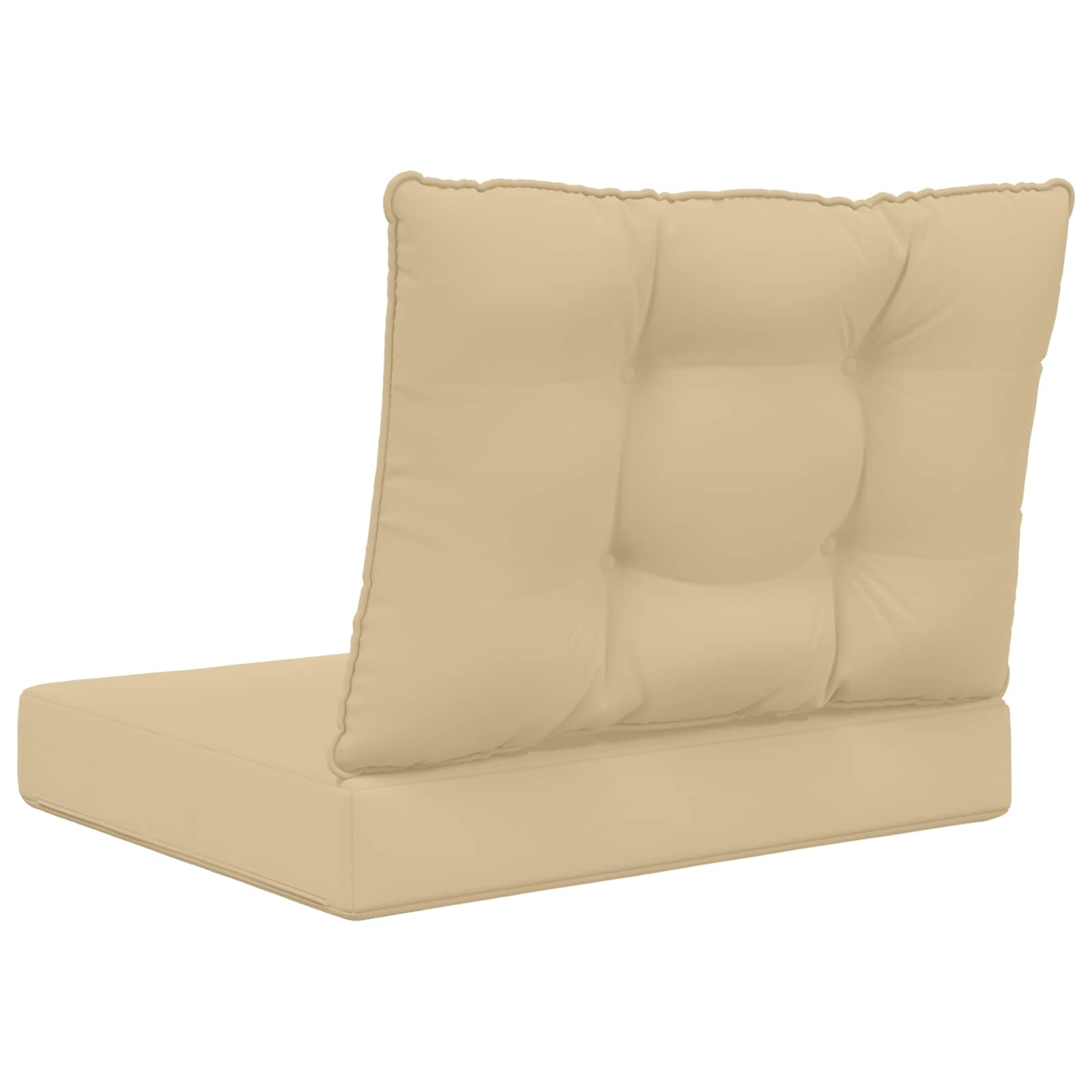 vidaXL Buiten bankkussen Polyester Beige 60 x 50,5 x 8 cm