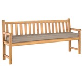 vidaXL Pallet Kussen Set 2 pcs Taupe 200 x 40 x 8 cm Oxford stof