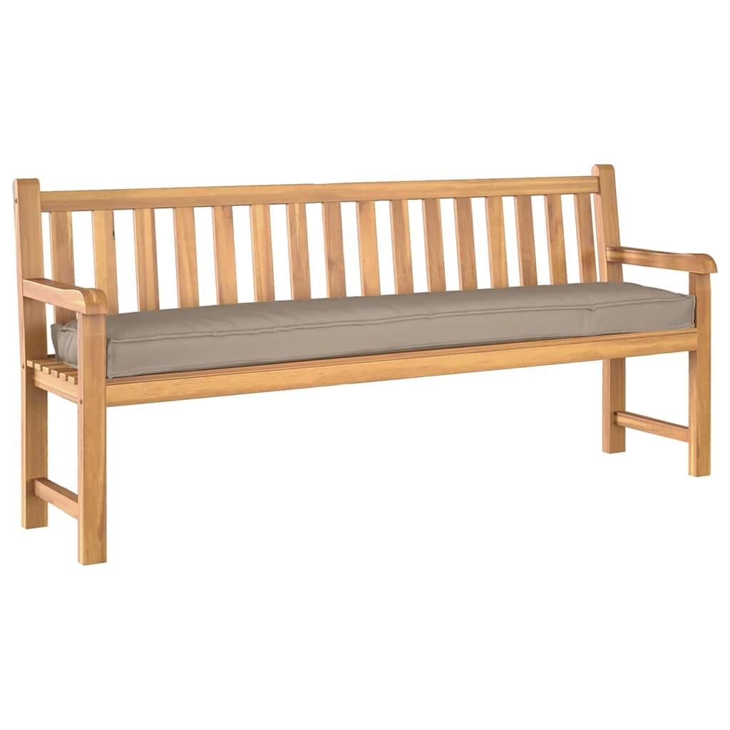 vidaXL Pallet Kussen Set 2 pcs Taupe 200 x 40 x 8 cm Oxford stof