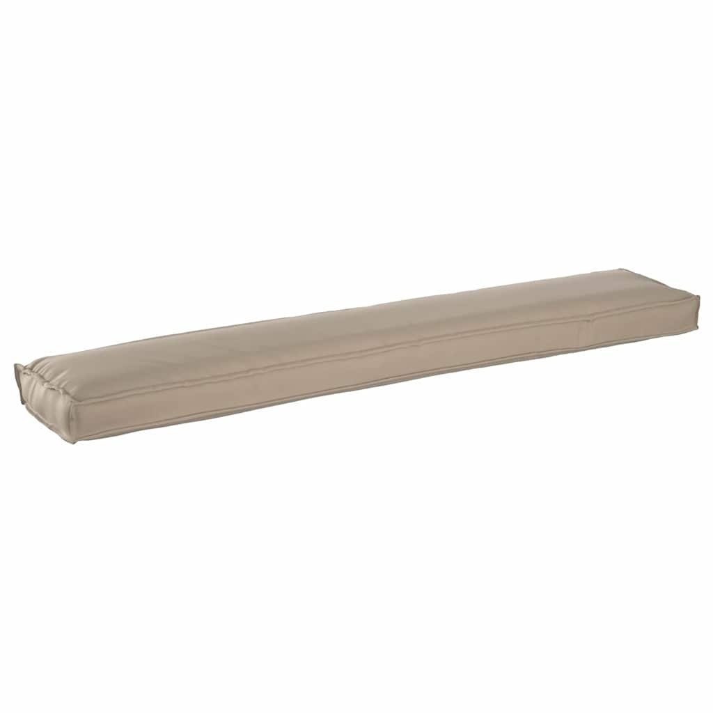 vidaXL Pallet Kussen Set 2 pcs Taupe 200 x 40 x 8 cm Oxford stof