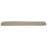 vidaXL Pallet Kussen Set 2 pcs Taupe 200 x 40 x 8 cm Oxford stof