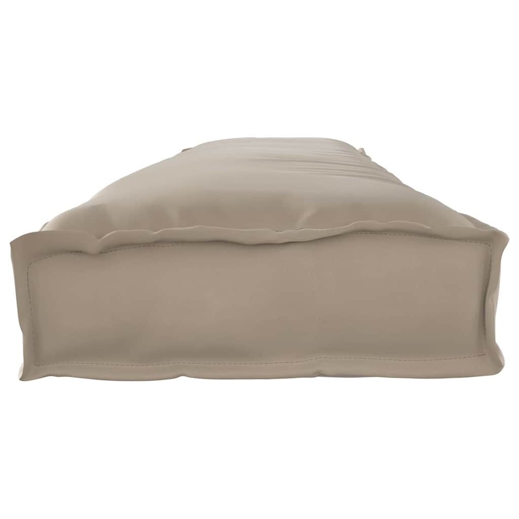 vidaXL Pallet Kussen Set 2 pcs Taupe 200 x 40 x 8 cm Oxford stof