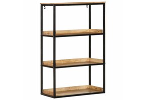 Boekenkast 70x110cm Massief Mangohout Bruin - 47% Korting
