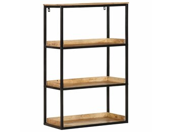 VidaXL Boekenkast Bruin Massief Mangohout - Nu met 35% Korting!