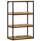 VidaXL Boekenkast Bruin Massief Mangohout - Nu met 35% Korting!