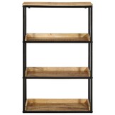 VidaXL Boekenkast Bruin Massief Mangohout - Nu met 35% Korting!