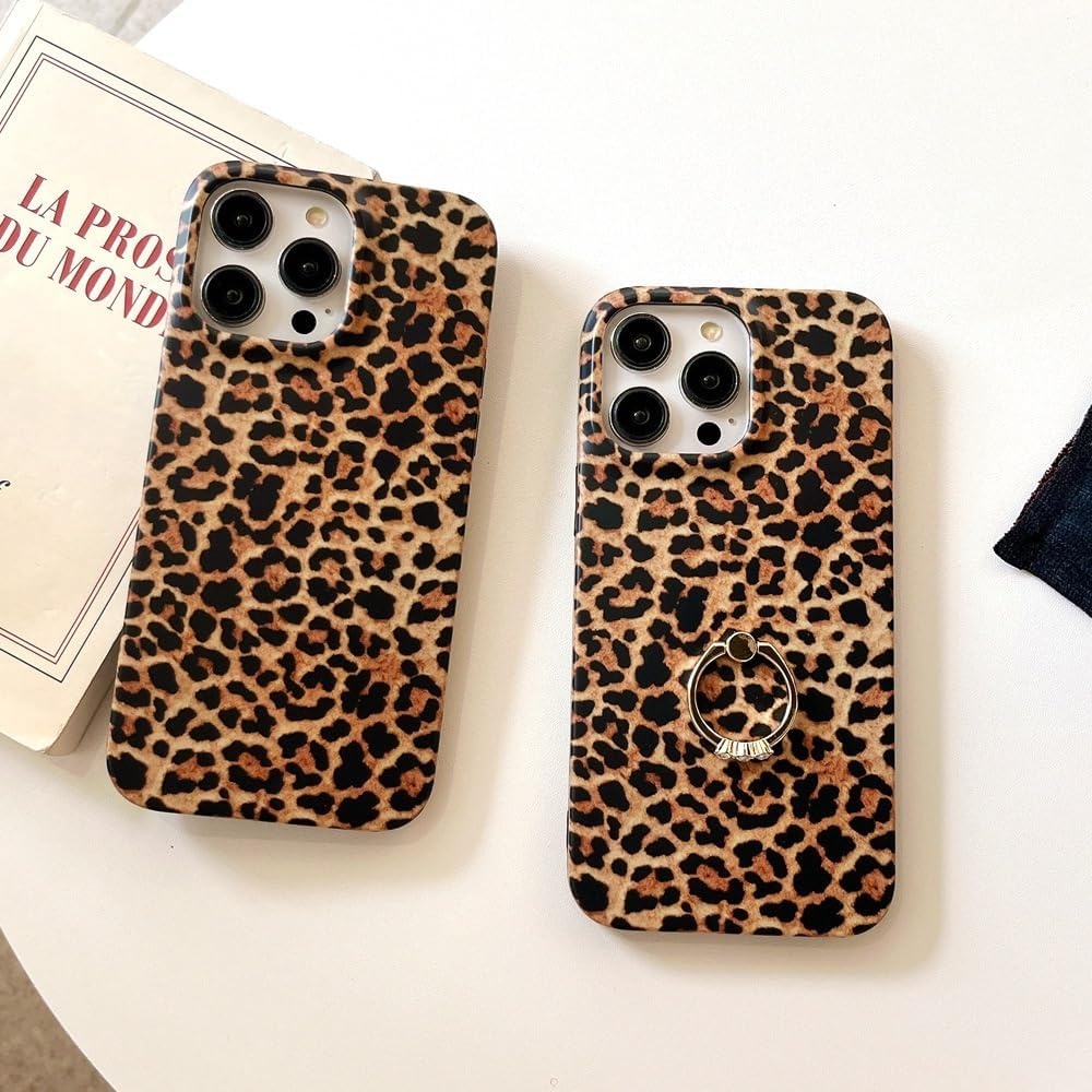 Telefoonhoesje iPhone 11 6,1 inch luipaardpatroon ultradun TPU siliconen