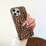 Telefoonhoesje iPhone 11 6,1 inch luipaardpatroon ultradun TPU siliconen