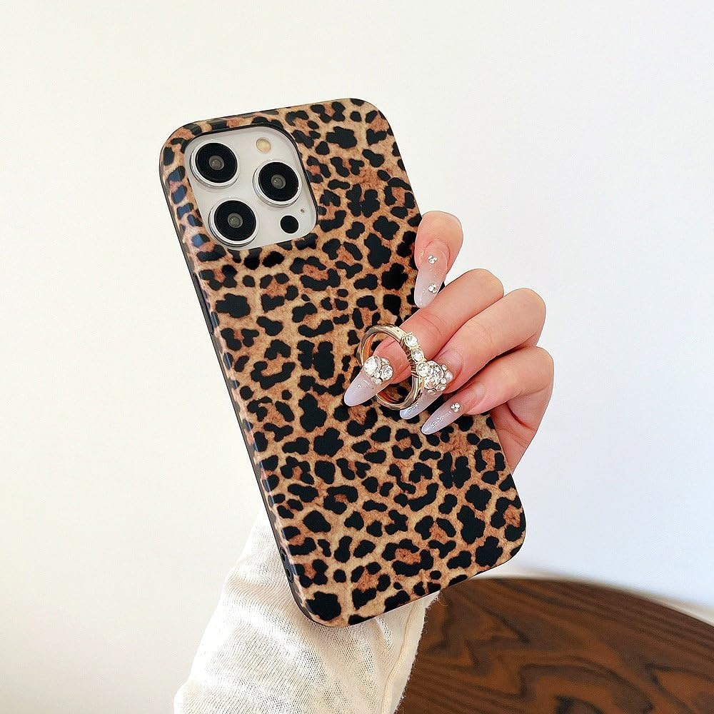 Telefoonhoesje iPhone 11 6,1 inch luipaardpatroon ultradun TPU siliconen