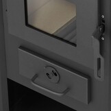 Houtkachel - binnen - vrijstaand - 12 KW - staal