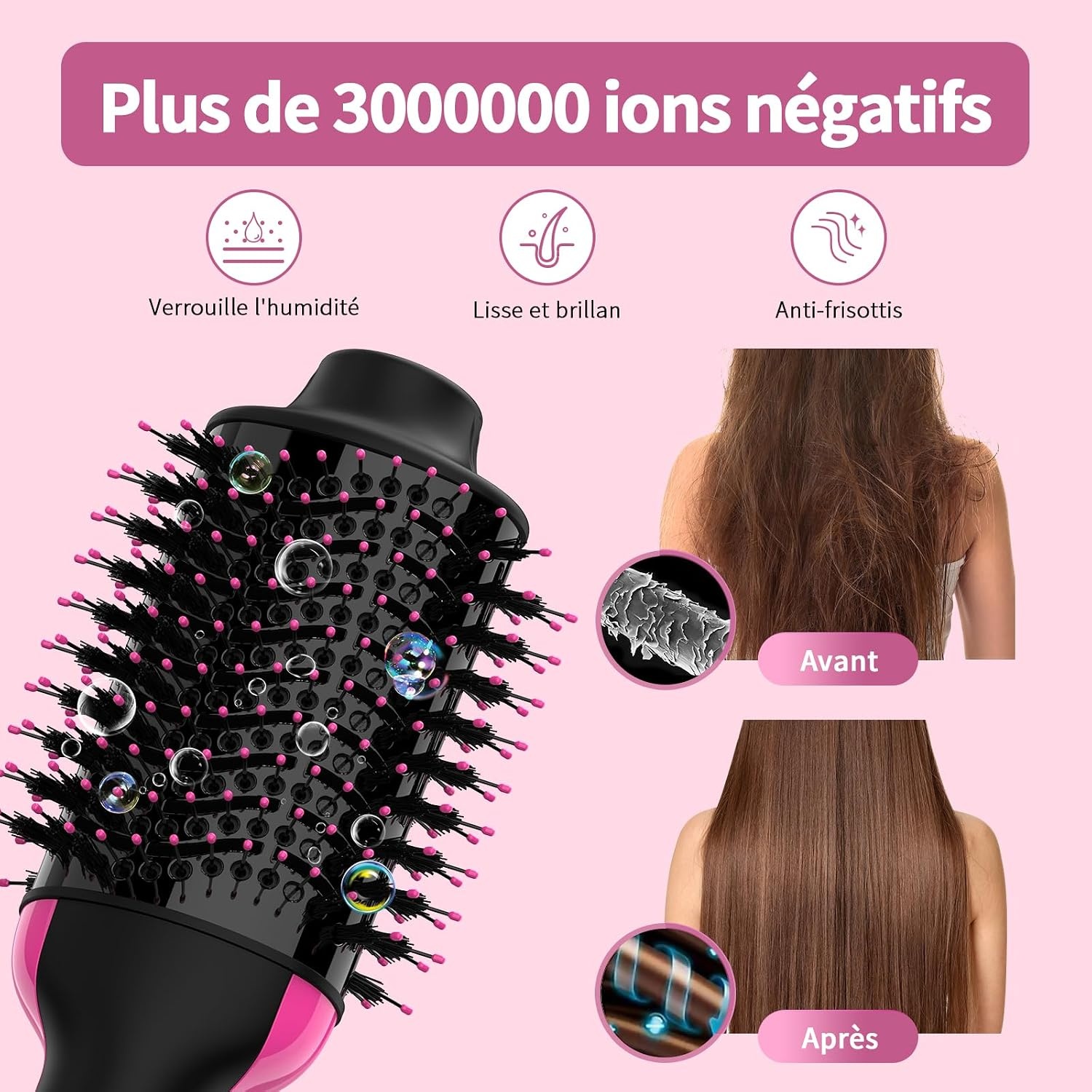 4-in-1 Föhnborstel: Volume & Droog + Haarbescherming