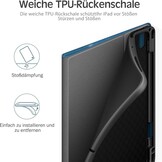 Hoes voor iPad Air 11" 2024 (M2) / 5e Gen 2022 / 4e Gen 2020 10.9" | Blauw met Potloodhouder & Sluimer-/Wekfunctie