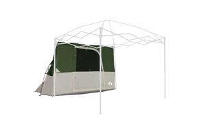 vidaXL Campingtent Groen/Zwart - 280x220x176cm - 29% Korting